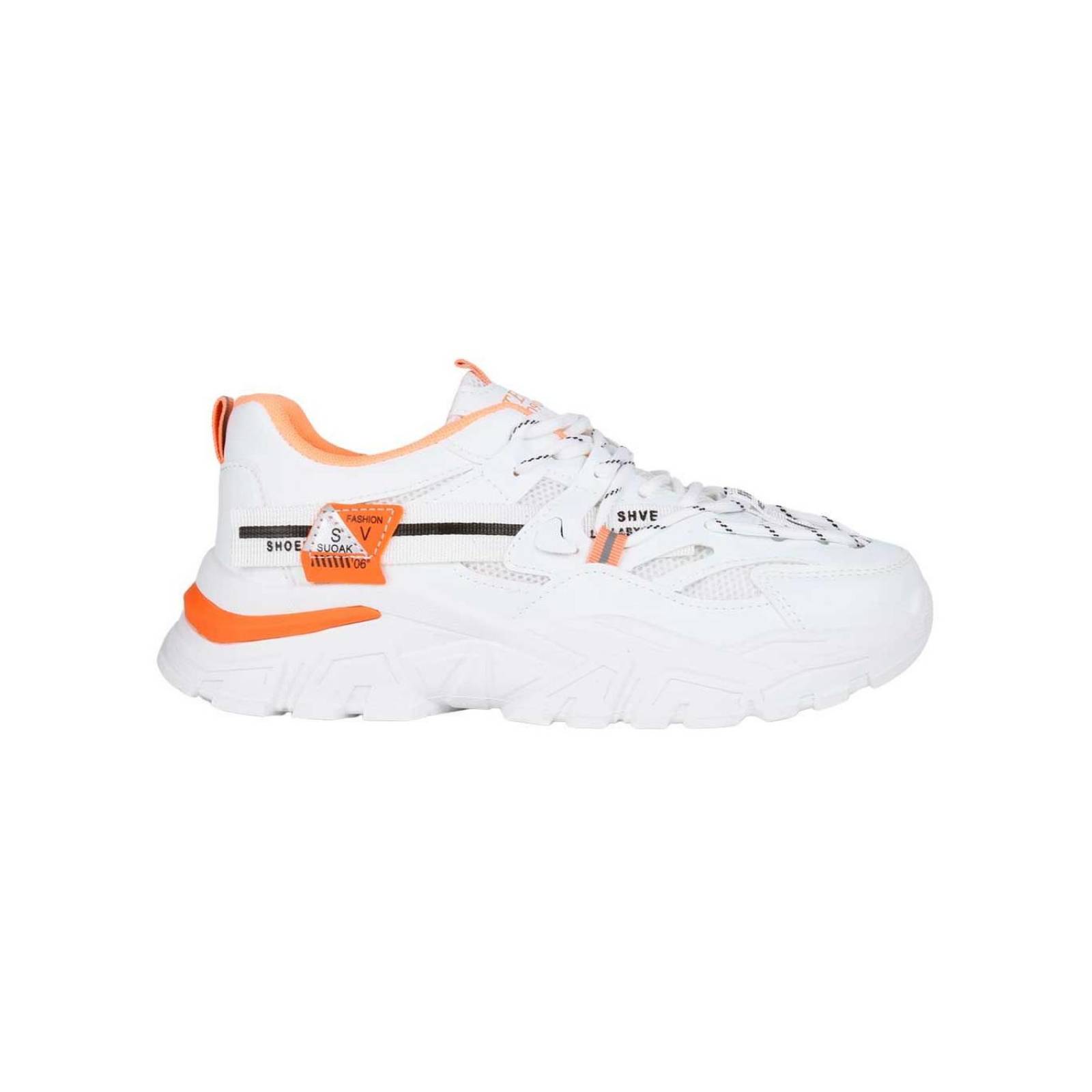 Tenis Mujer Casual Naranja Teisha 08404109 