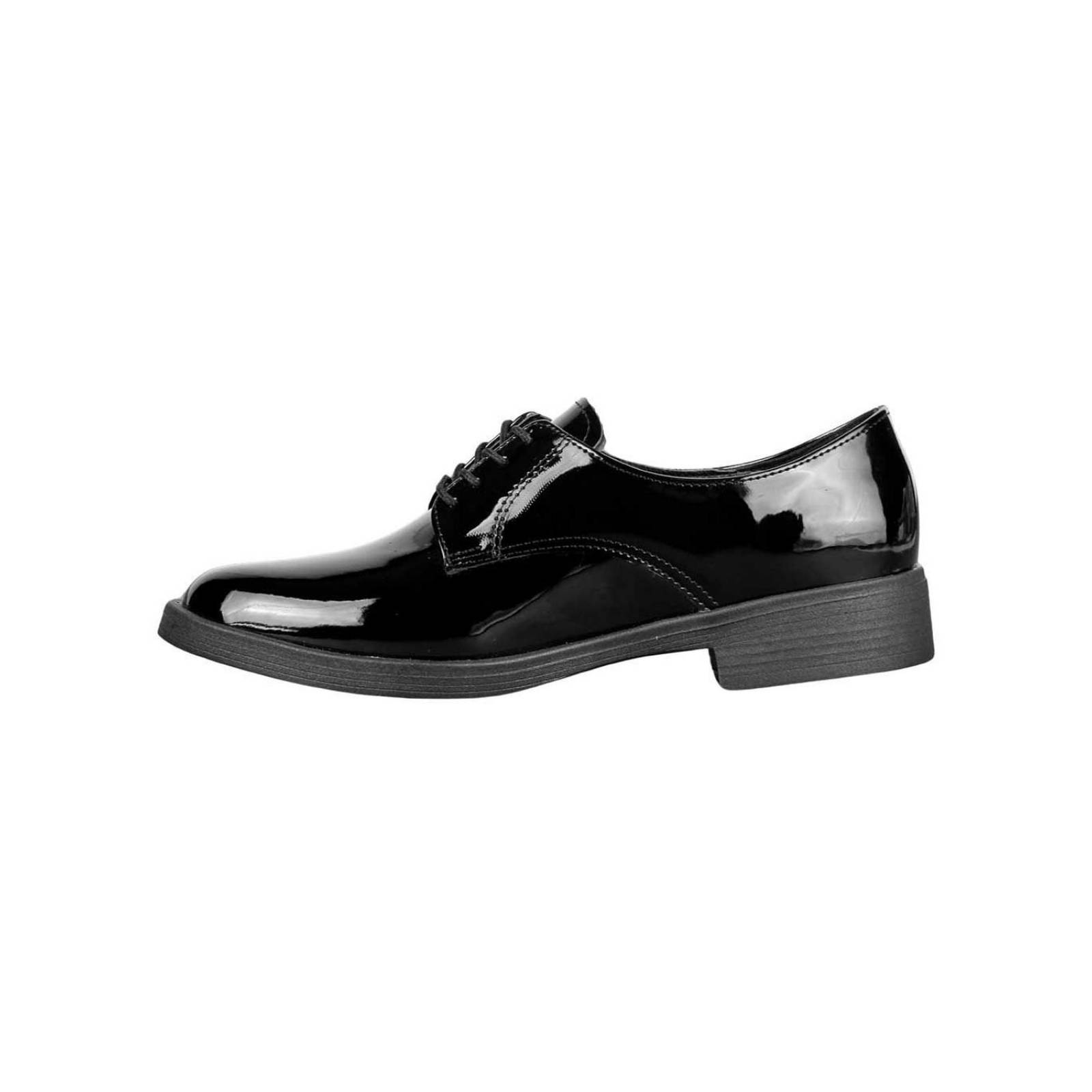 Zapato Mujer Mocasin Vestir Tacon Negro Stfashion 22904101 