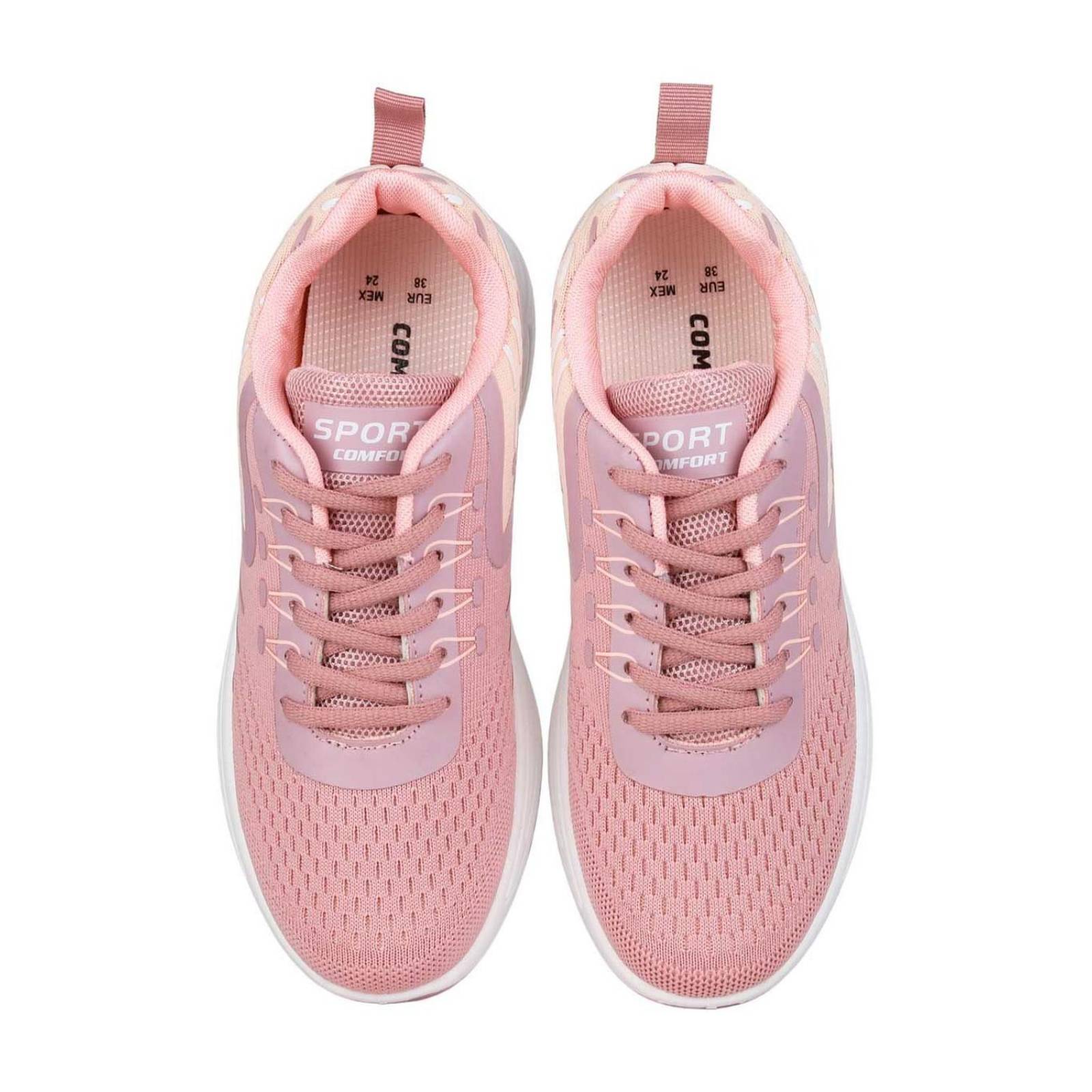 Tenis Mujer Deportivo Rosa Sport Confort 11404101 