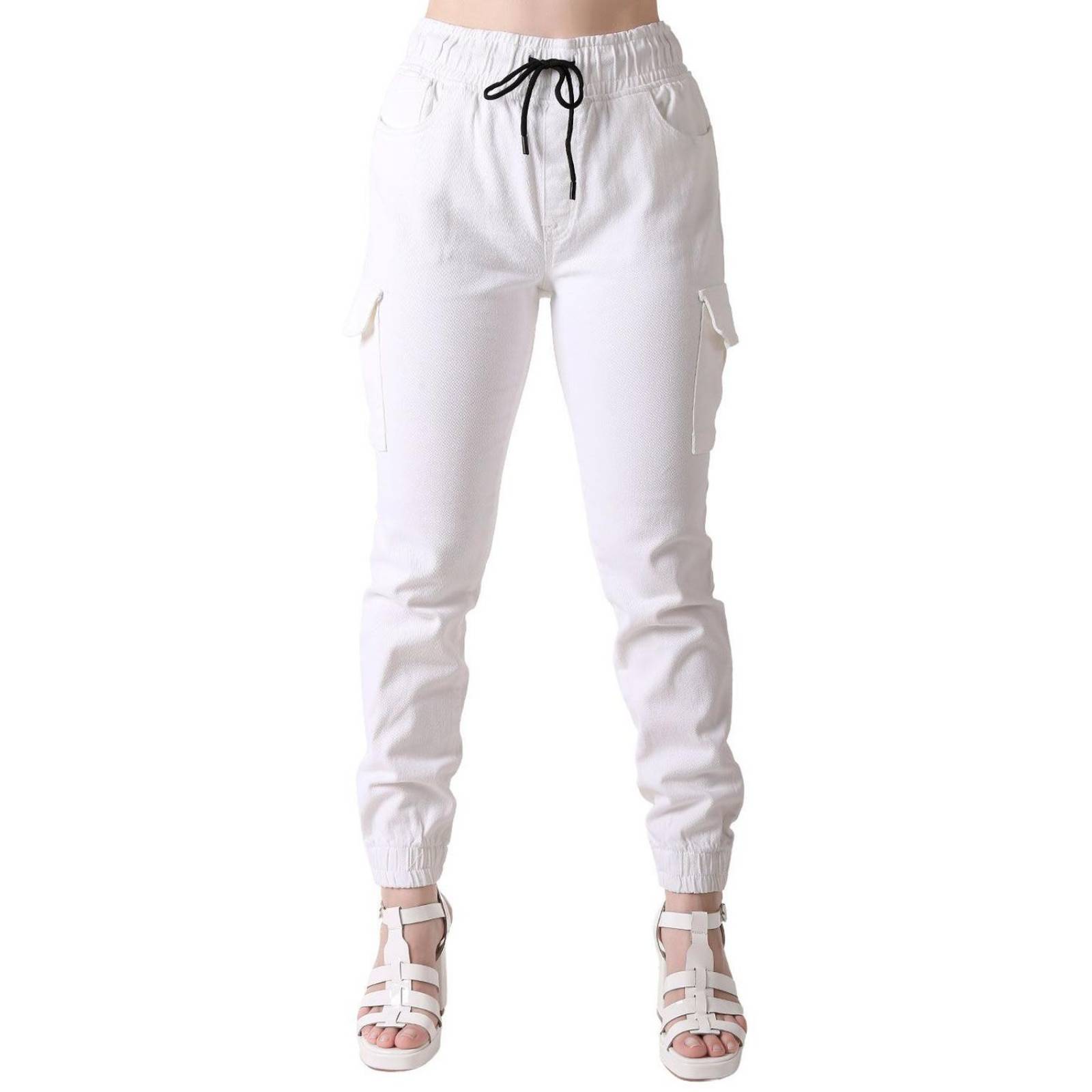 Pantalones Blanco Mujer