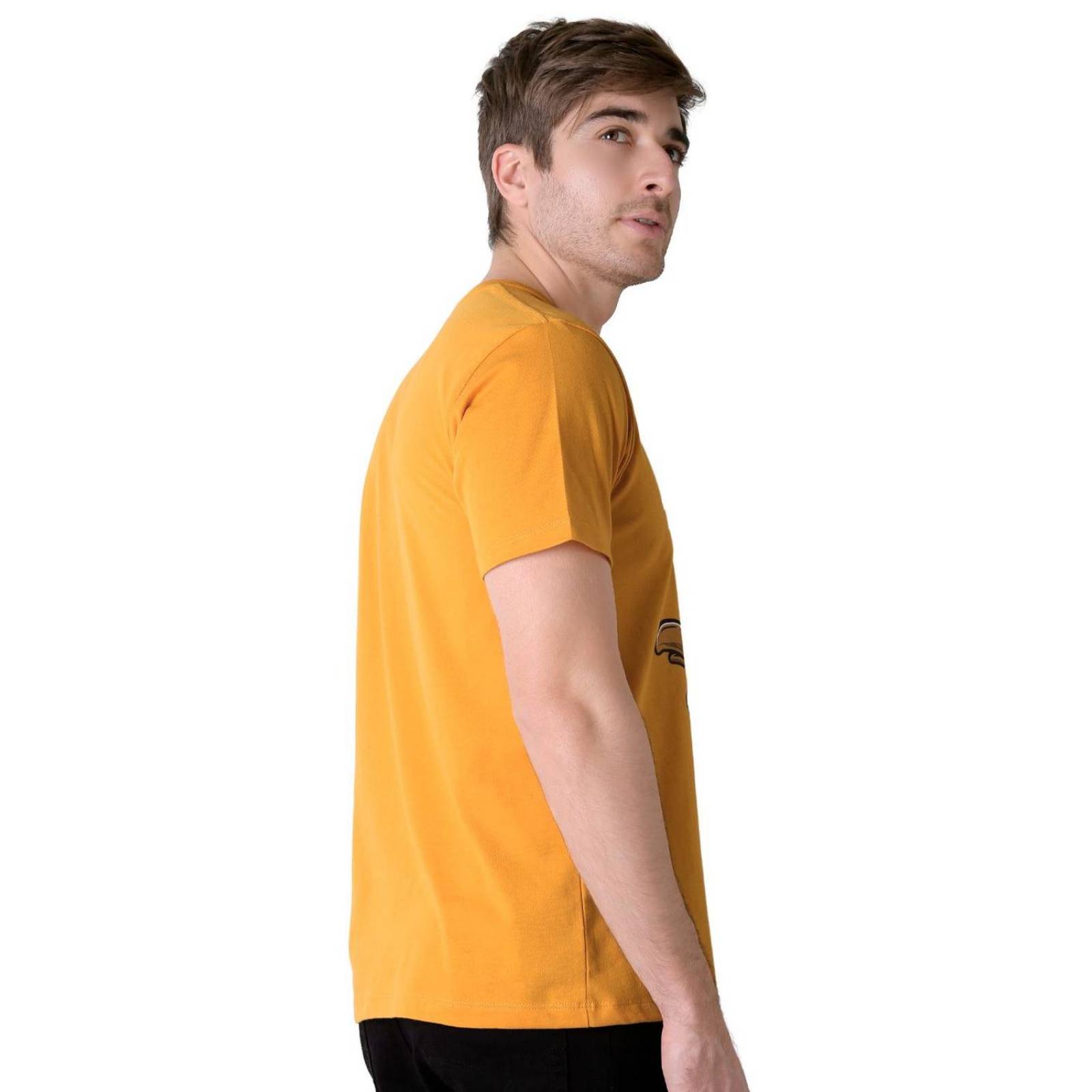 Playera Hombre Moda Camiseta Mostaza Furor 62107030 