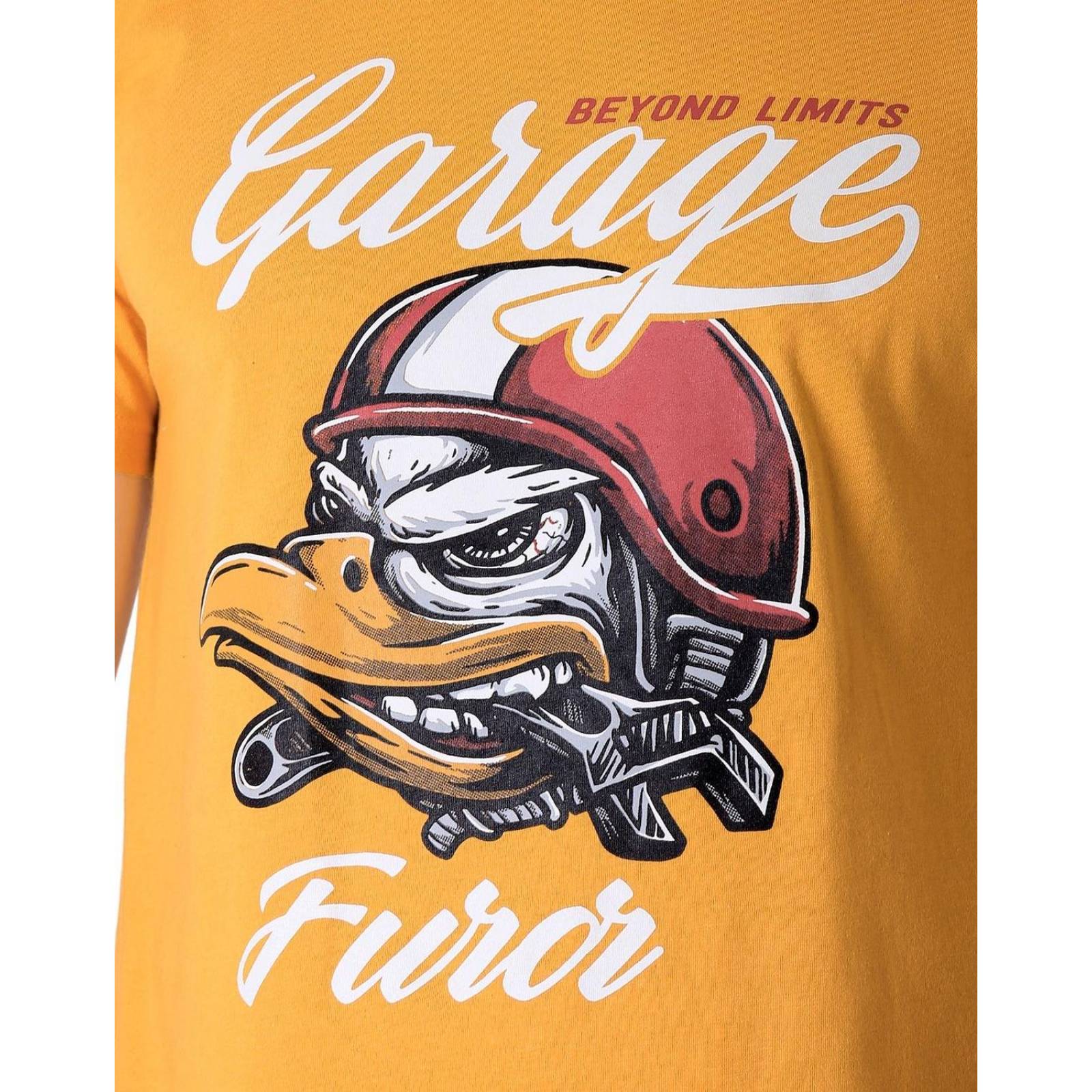 Playera Hombre Moda Camiseta Mostaza Furor 62107030 