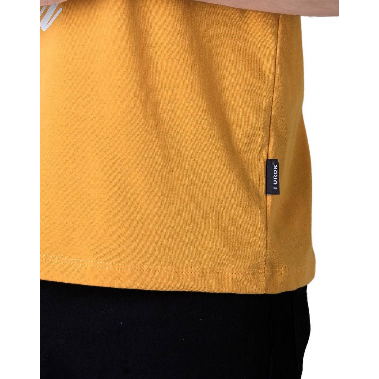 Playera Hombre Moda Camiseta Mostaza Furor 62107030 