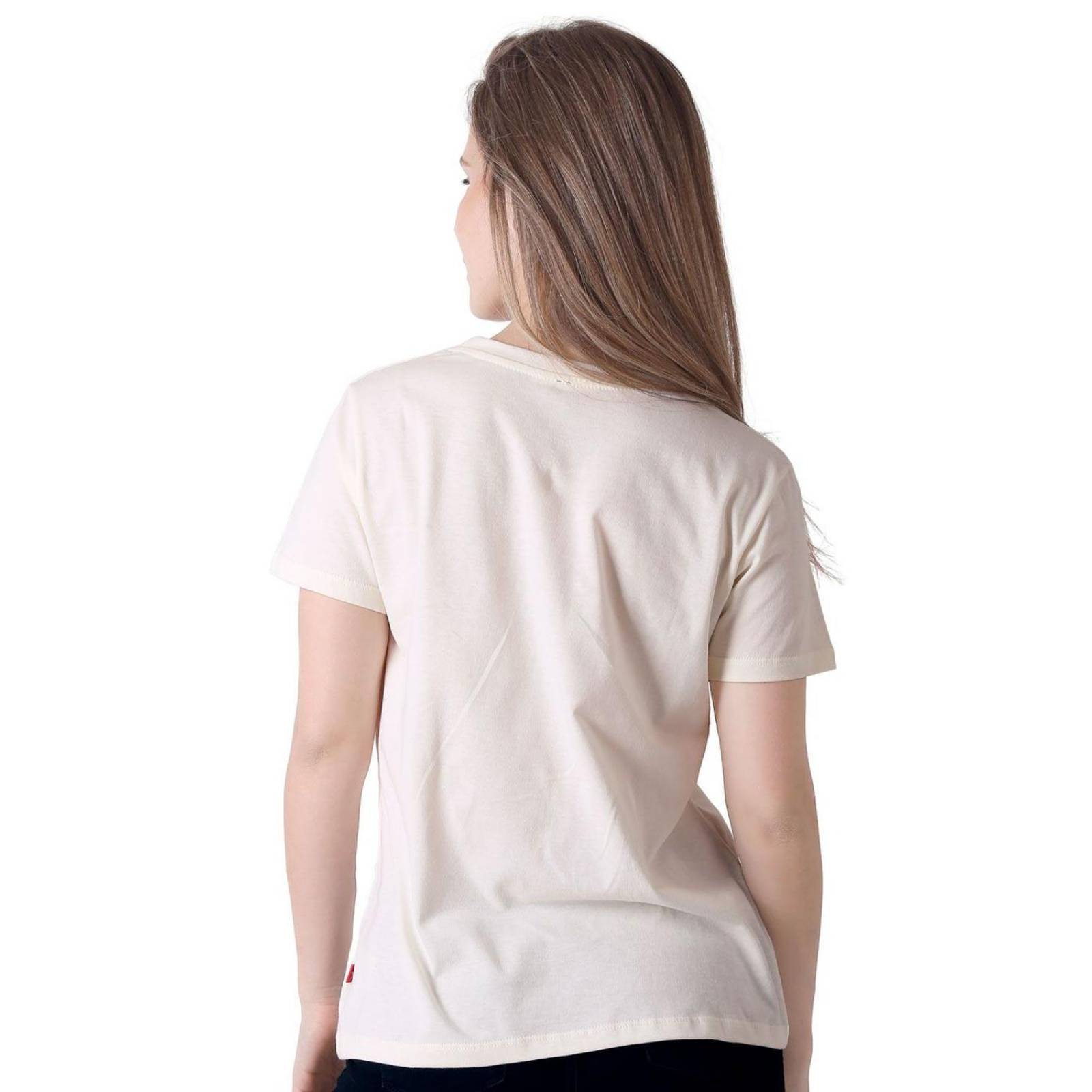 Playera Mujer Moda Camiseta Crema Furor 62107012 