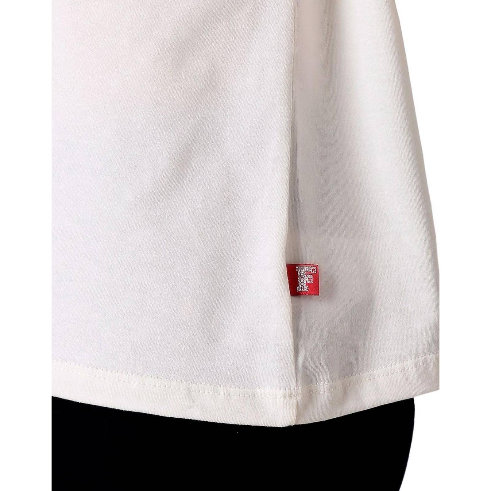 Playera Mujer Moda Camiseta Crema Furor 62107012 