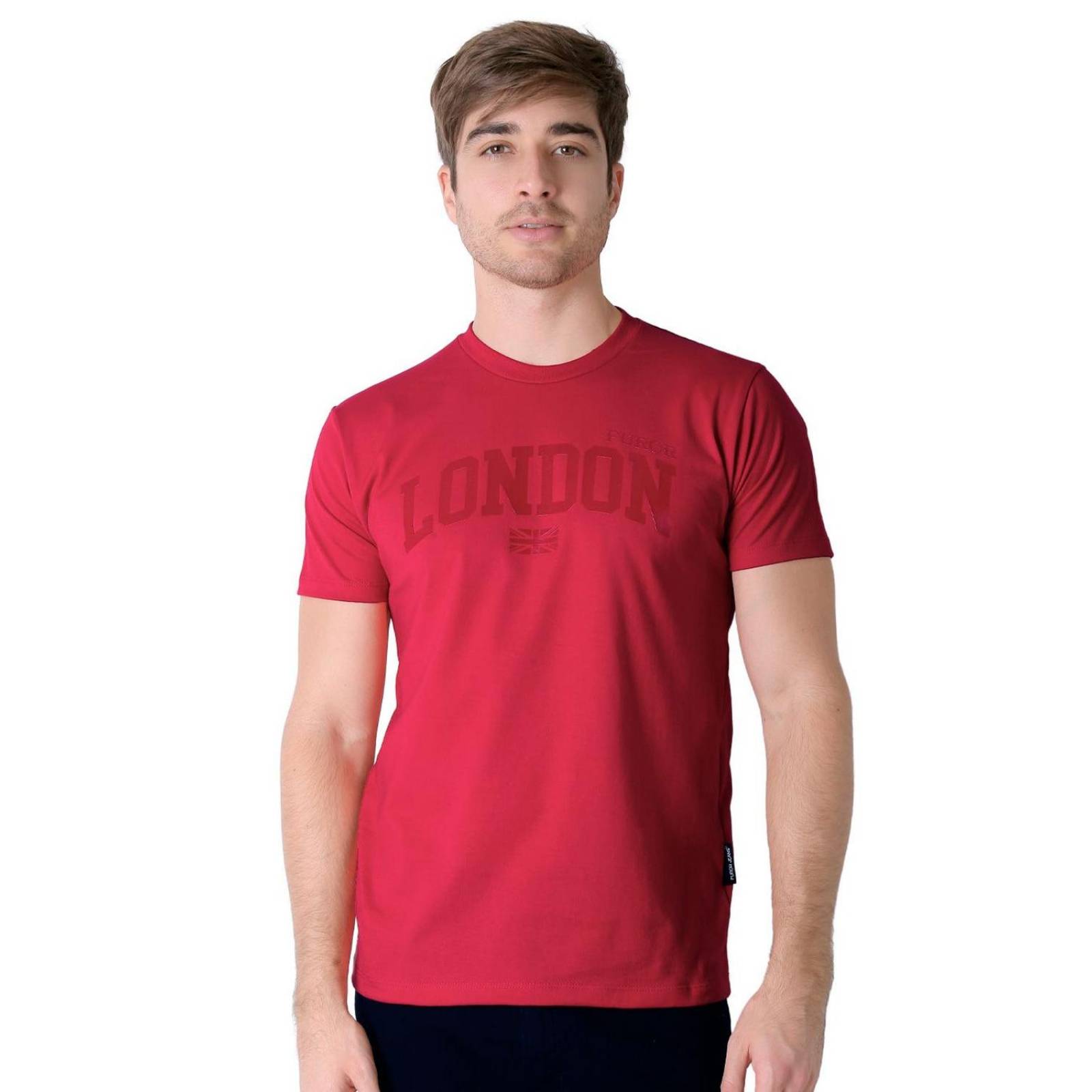 Playera Hombre Moda Camiseta Rojo Furor 62107019 