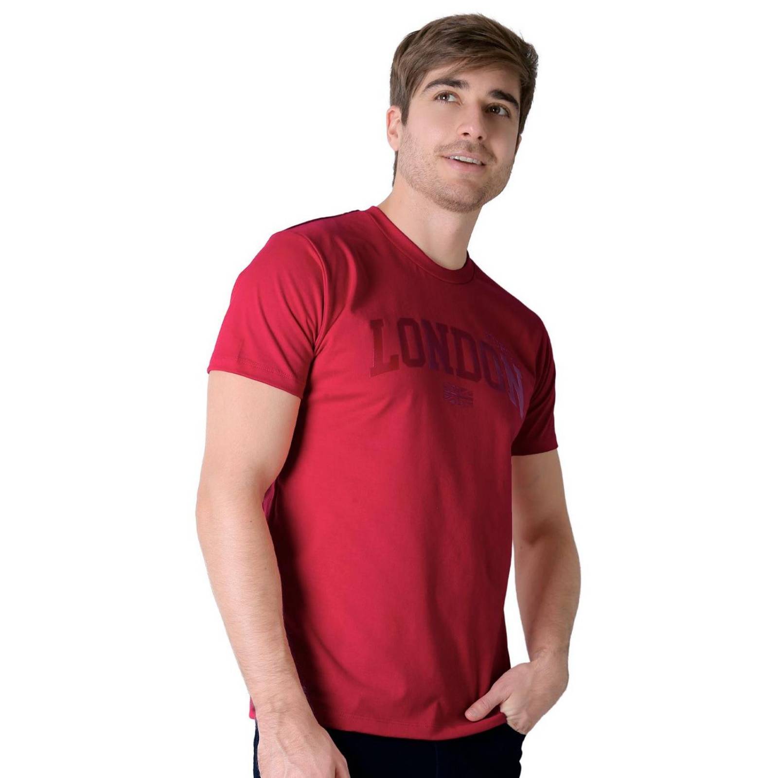 Playera Hombre Moda Camiseta Rojo Furor 62107019 