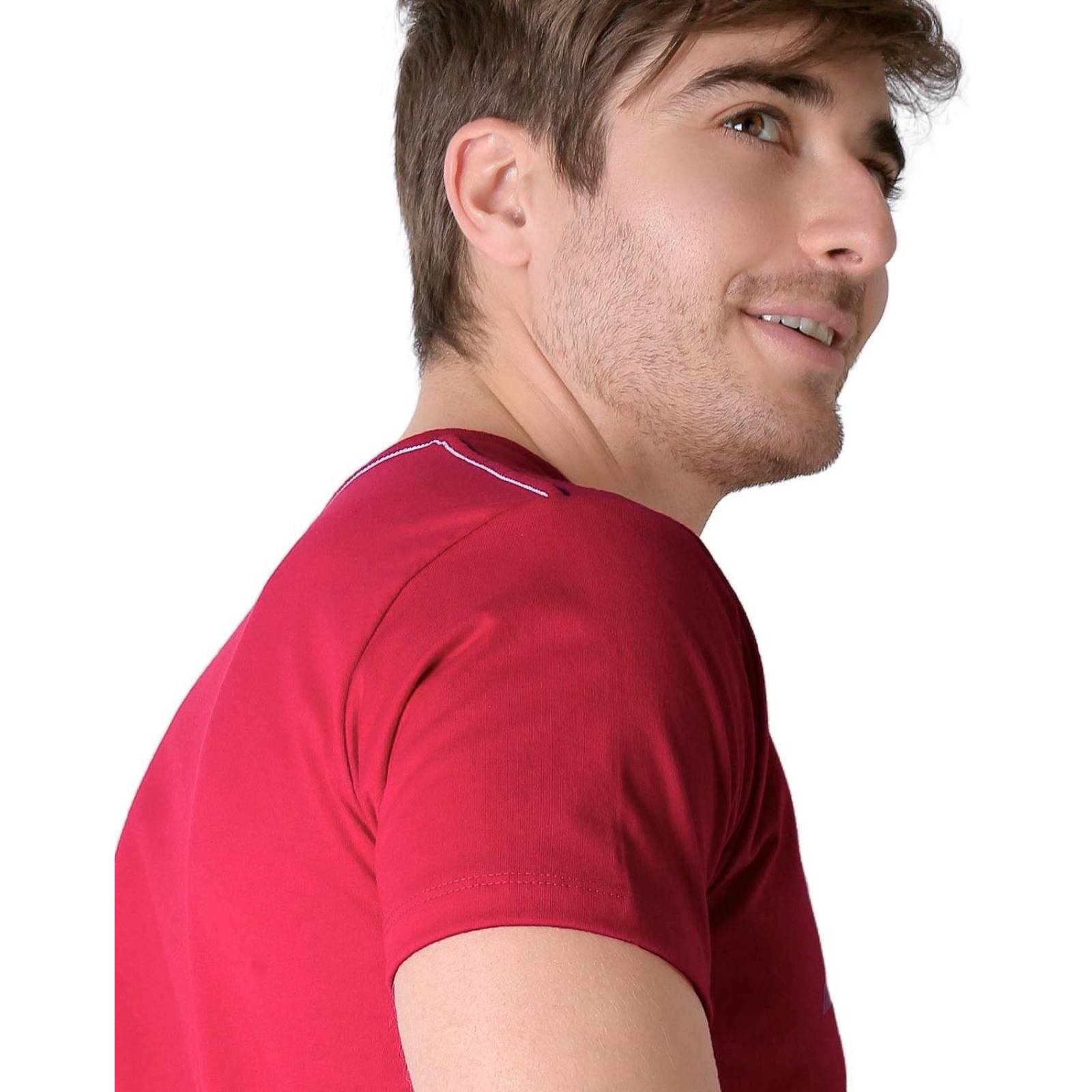 Playera Hombre Moda Camiseta Rojo Furor 62107019 
