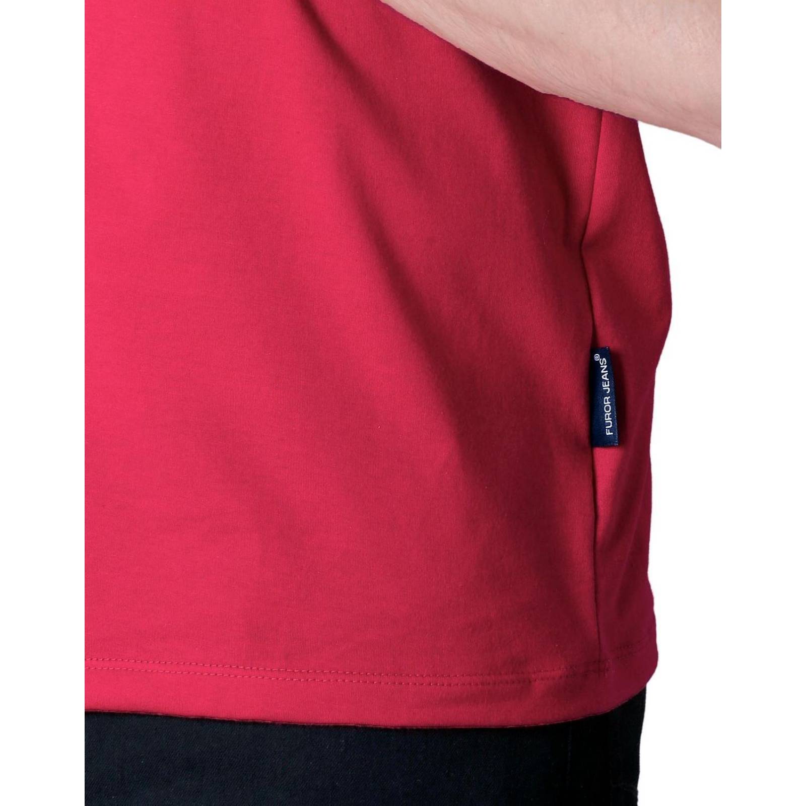 Playera Hombre Moda Camiseta Rojo Furor 62107019 