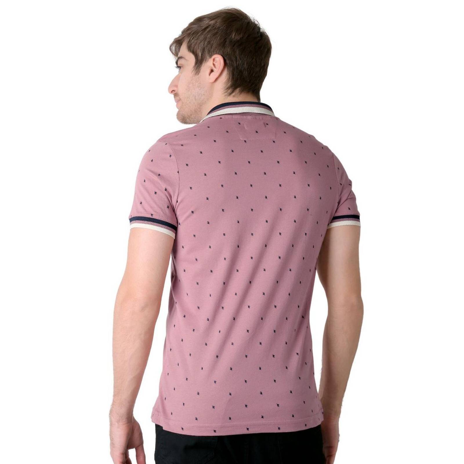 Playera Hombre Moda Polo Rosa Stfashion 71605000 