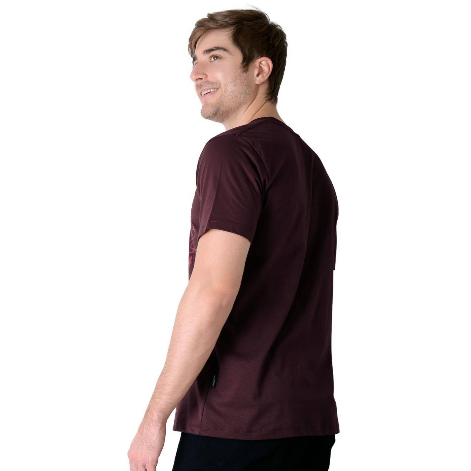Playera Hombre Moda Camiseta Vino Furor 62107026