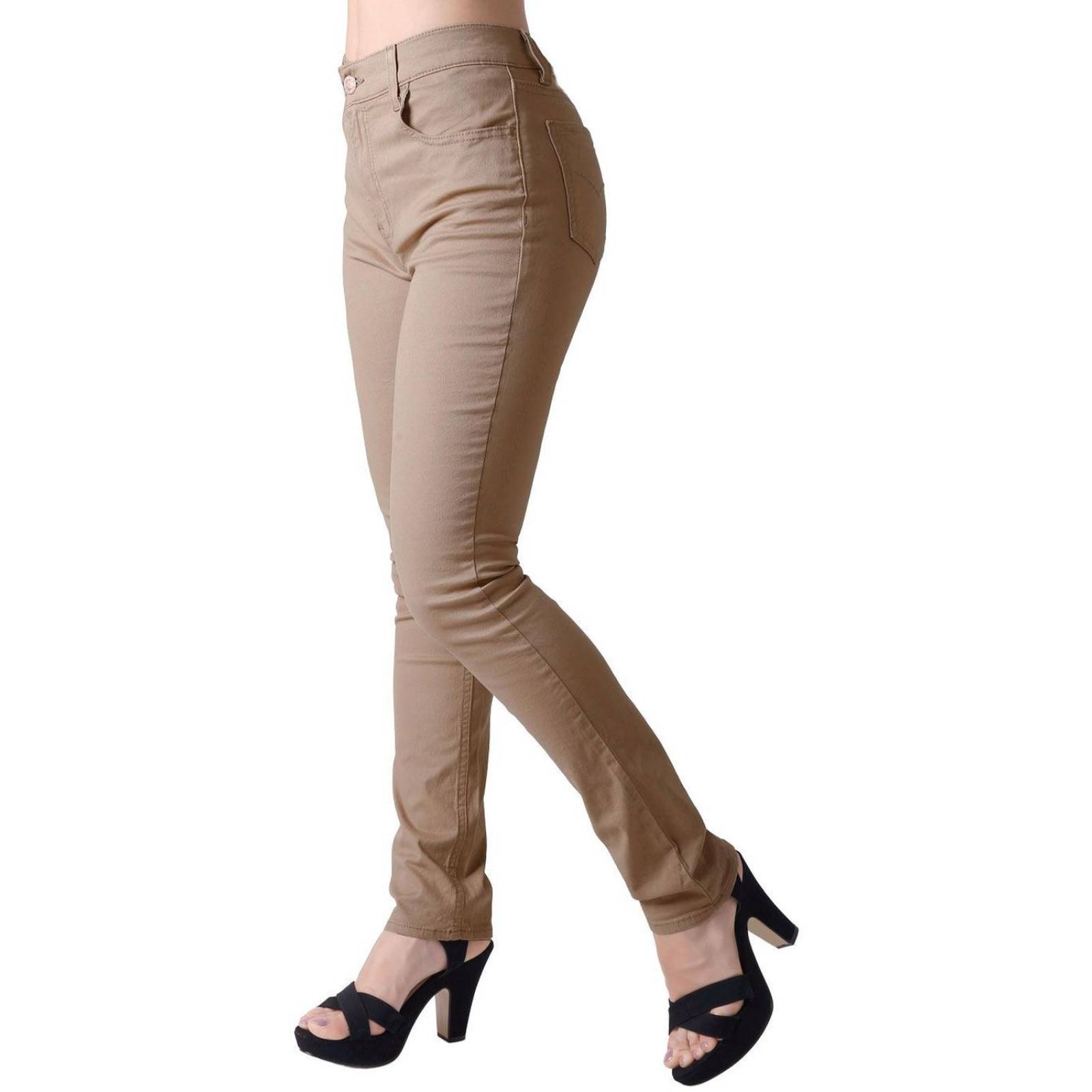 Pantalón Mujer Casual Recto Café Oggi Passion 59105021 