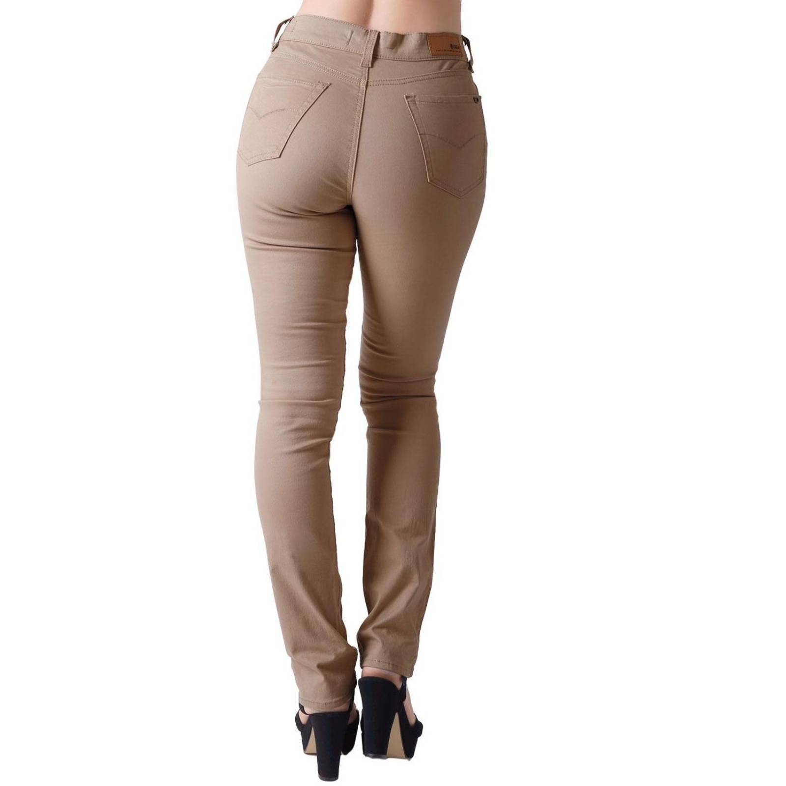 Pantalón Mujer Casual Recto Café Oggi Passion 59105021 