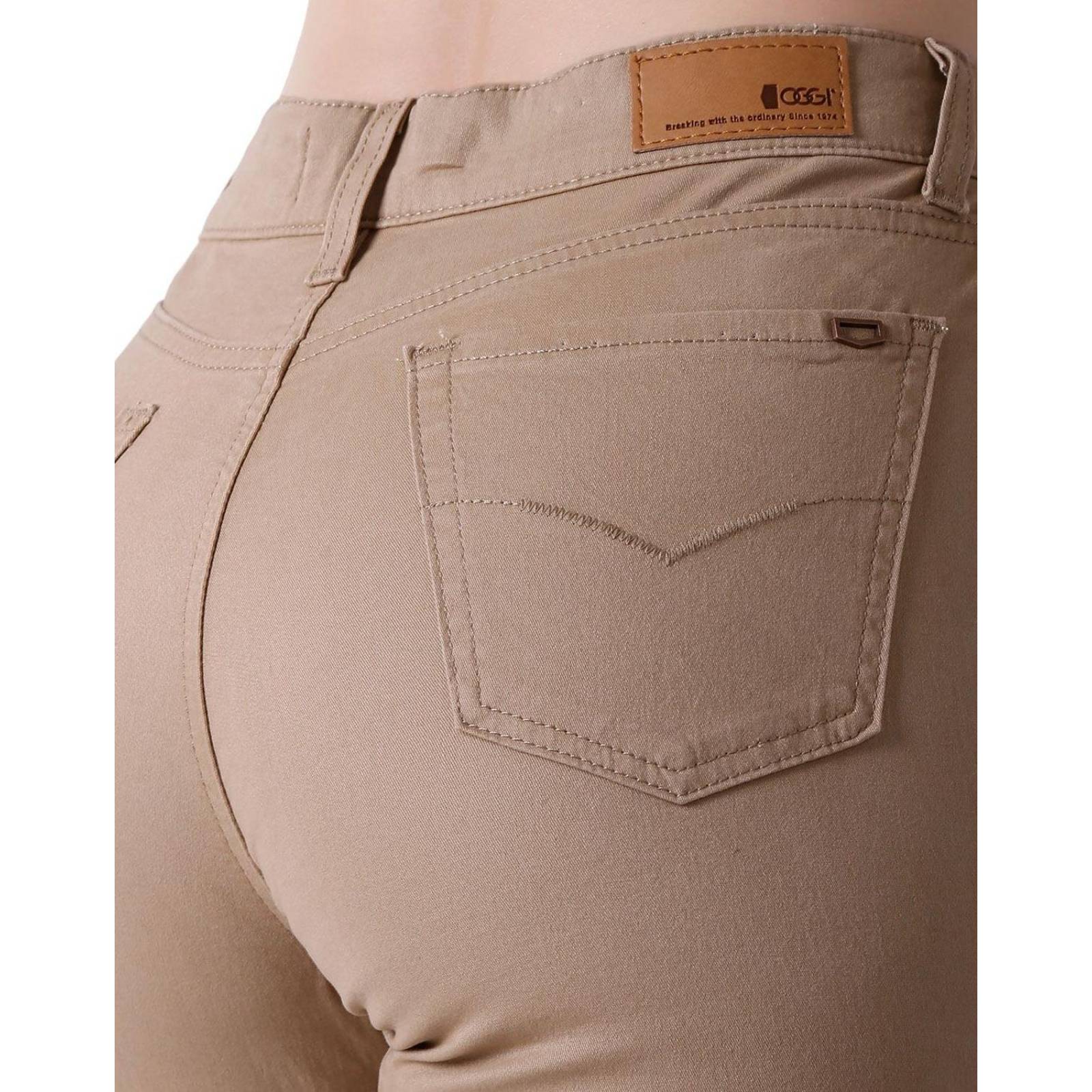Pantalón Mujer Casual Recto Café Oggi Passion 59105021 