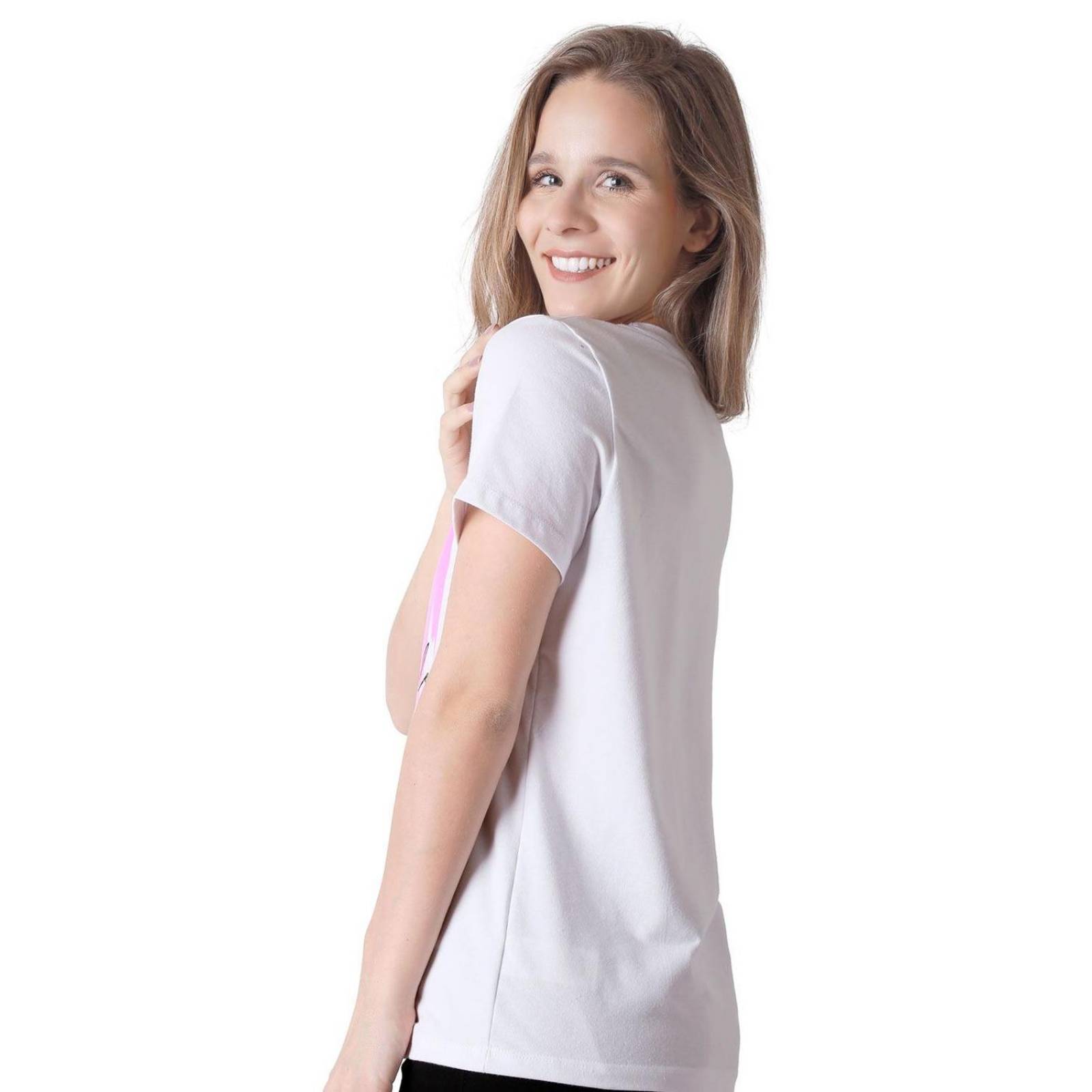 Playera Mujer Moda Camiseta Blanco Furor 62107013 