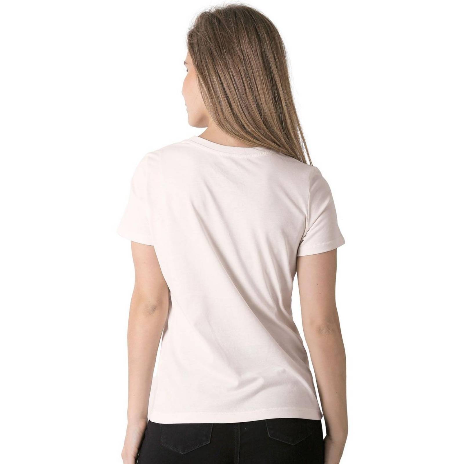 Playera Mujer Moda Camiseta Crema Furor 62107016 