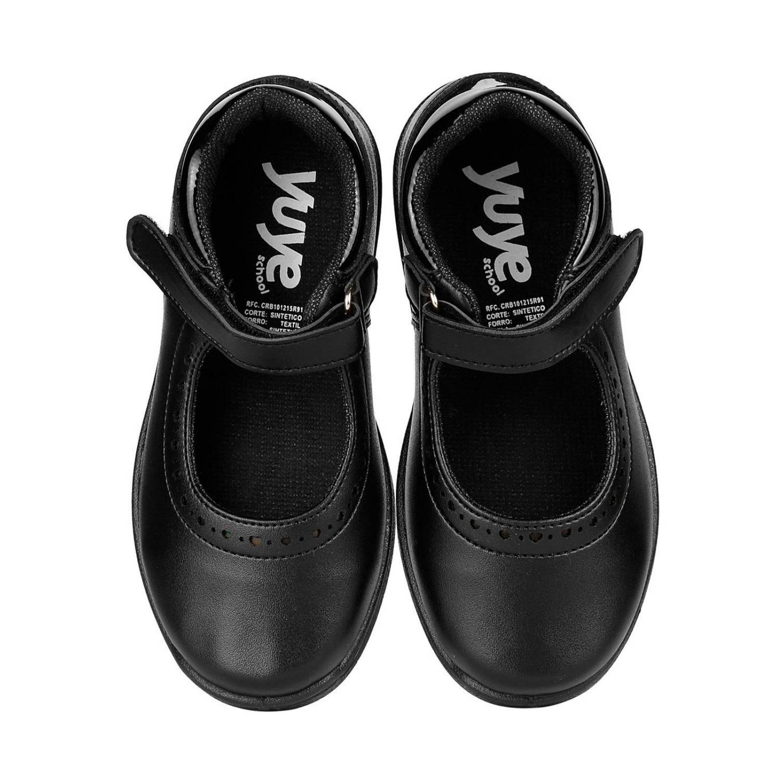 Zapato Niña Escolar Negro Yuye 23604100