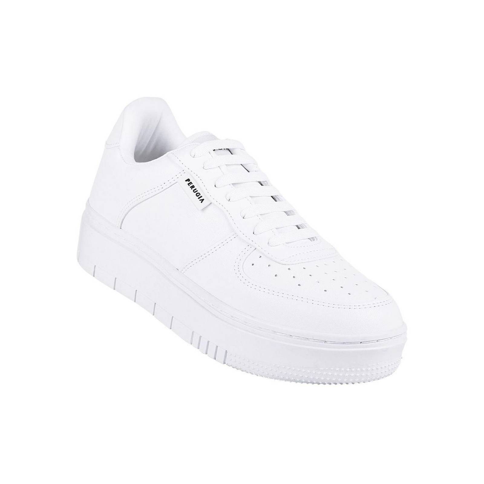 Tenis Mujer Casual Plataforma Blanco Perugia 06104100 