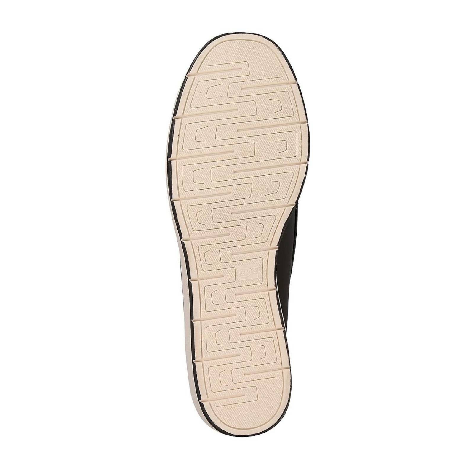 Zapato Mujer Mocasin Casual Negro Piel Stfashion 04804100 