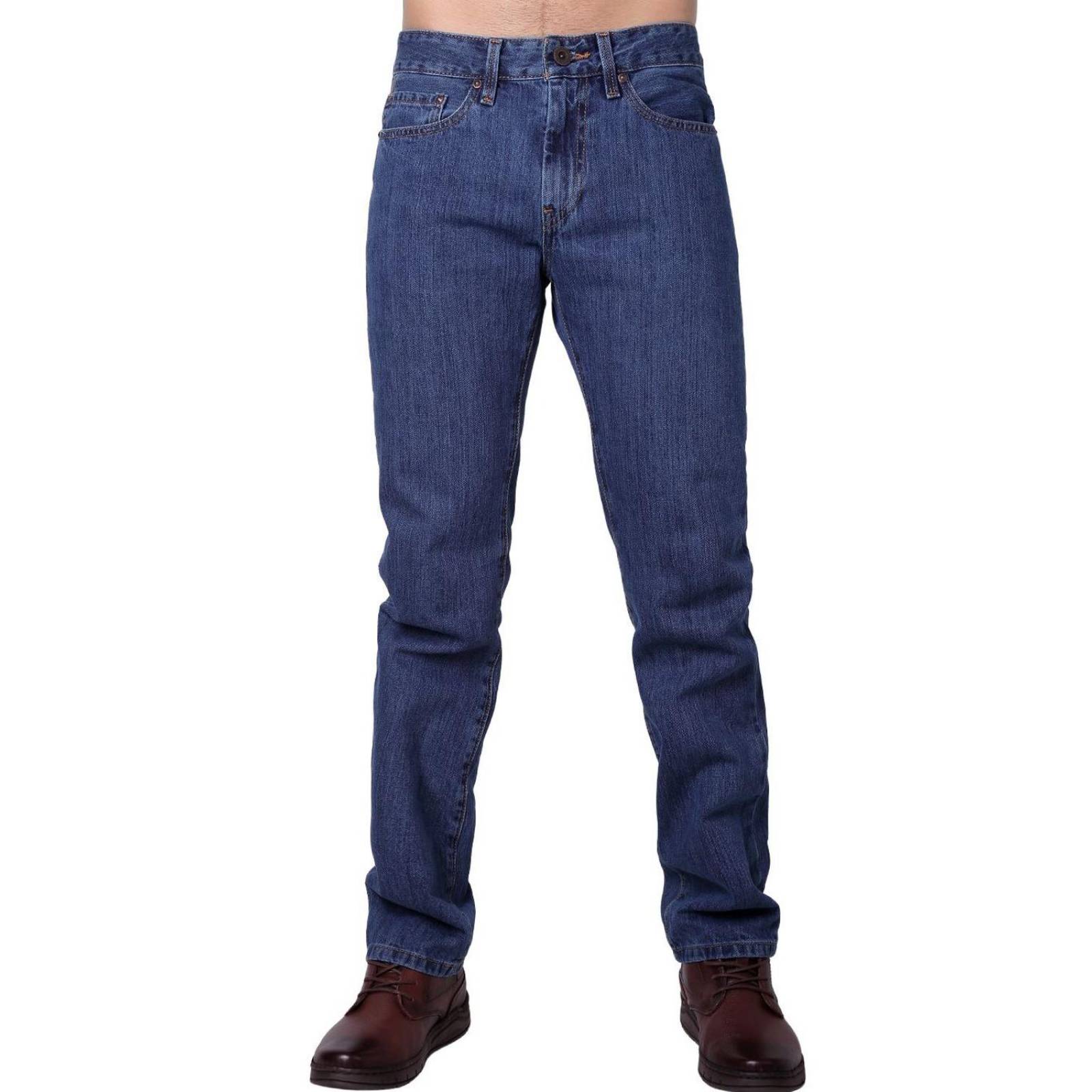 Jeans Hombre Basico Recto Azul Silver Plate 60105000