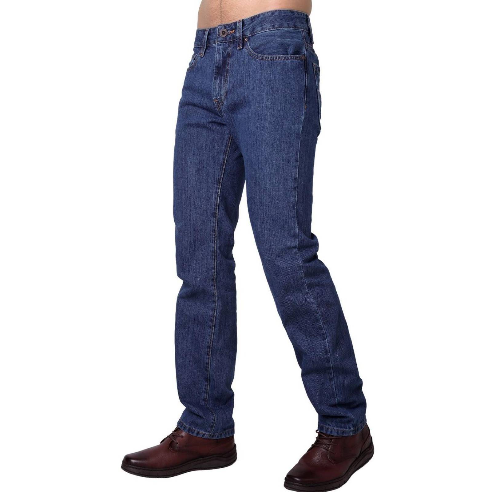 Jeans Hombre Basico Recto Azul Silver Plate 60105000
