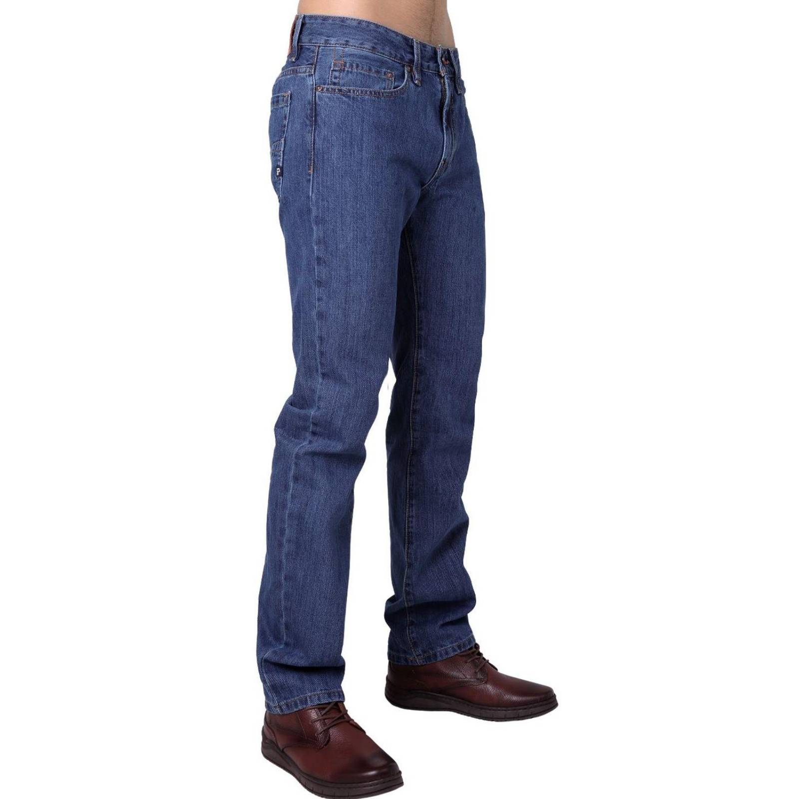 Jeans Hombre Basico Recto Azul Silver Plate 60105000