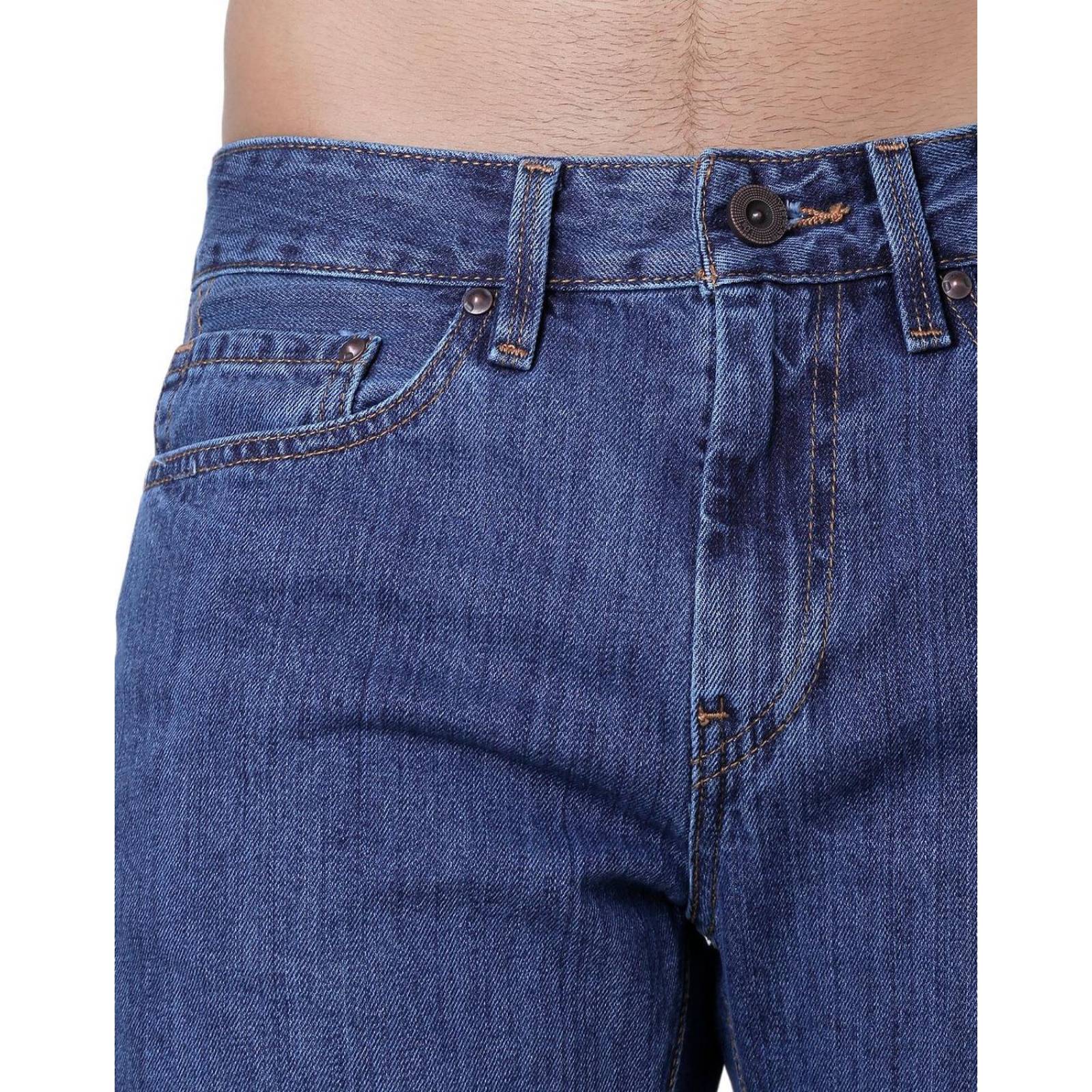 Jeans Hombre Basico Recto Azul Silver Plate 60105000