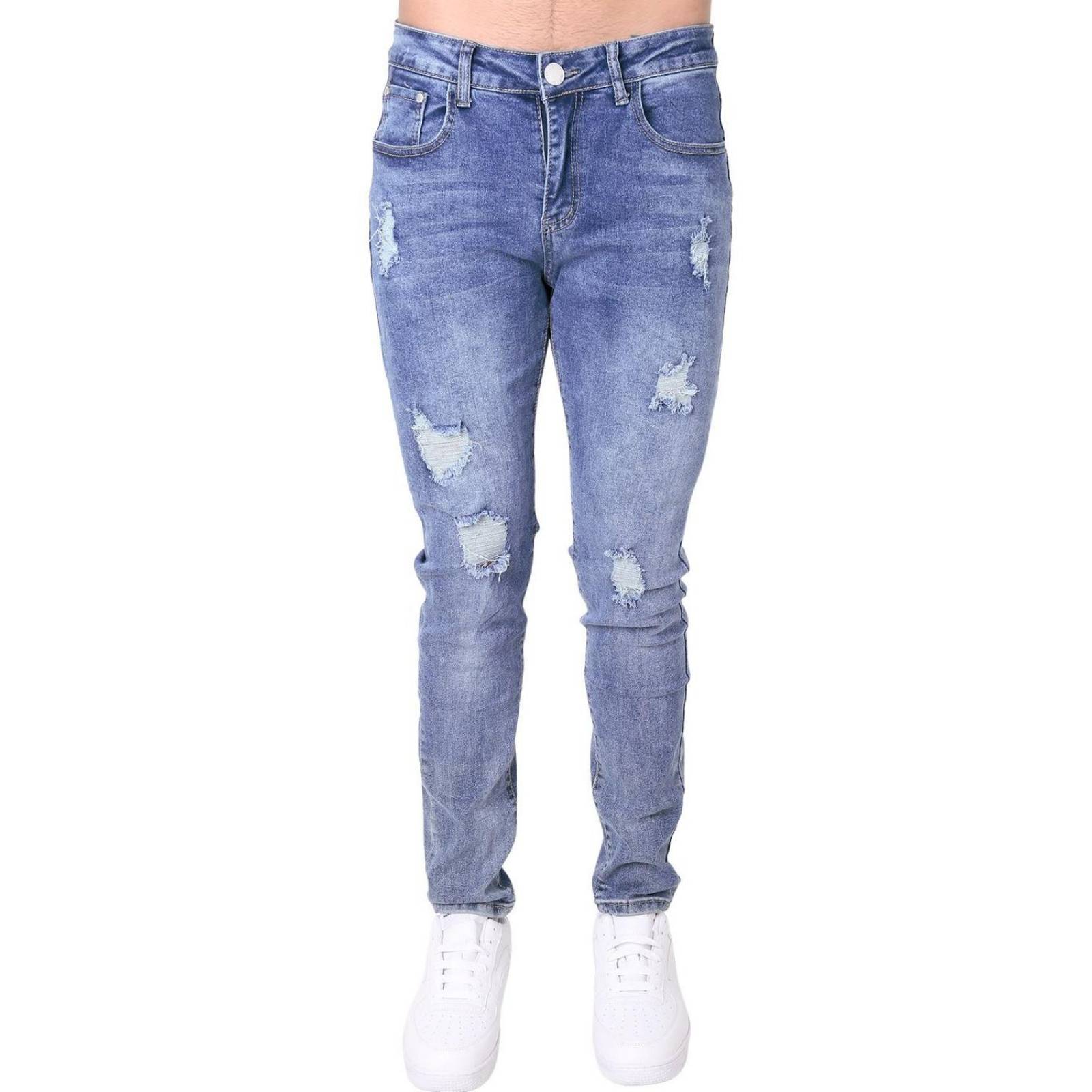 Jeans Hombre Moda Skinny Azul American Fly 51405000 