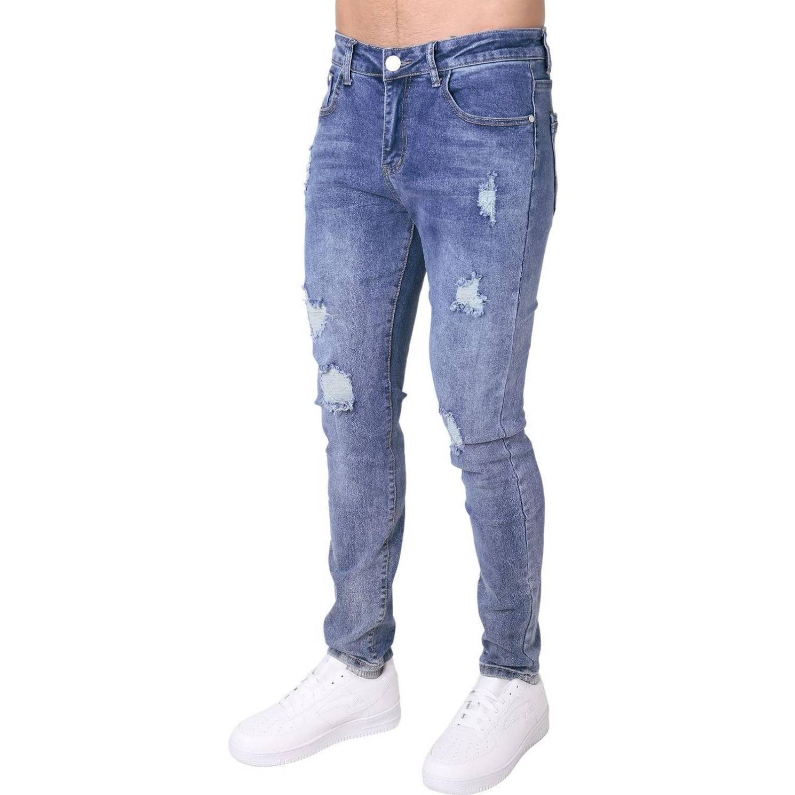 Jeans Hombre Moda Skinny Azul American Fly 51405000 