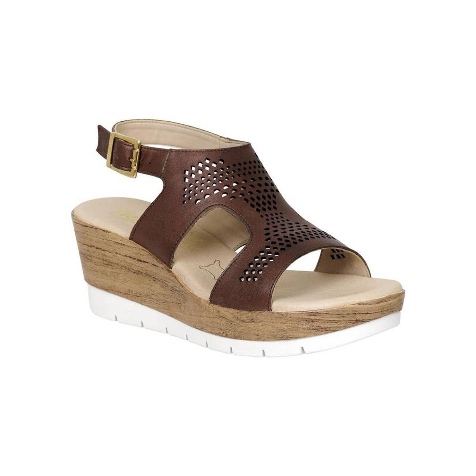 Sandalia Flexi Mujer Cafe Piel 44506