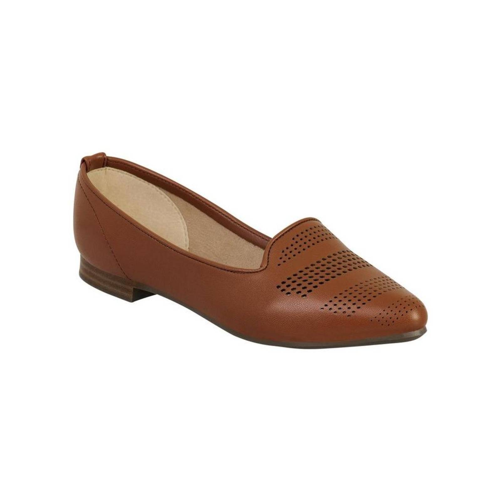 Flat Moda Mujer Salvaje Tentación Tan 23502703 Tacto Piel 