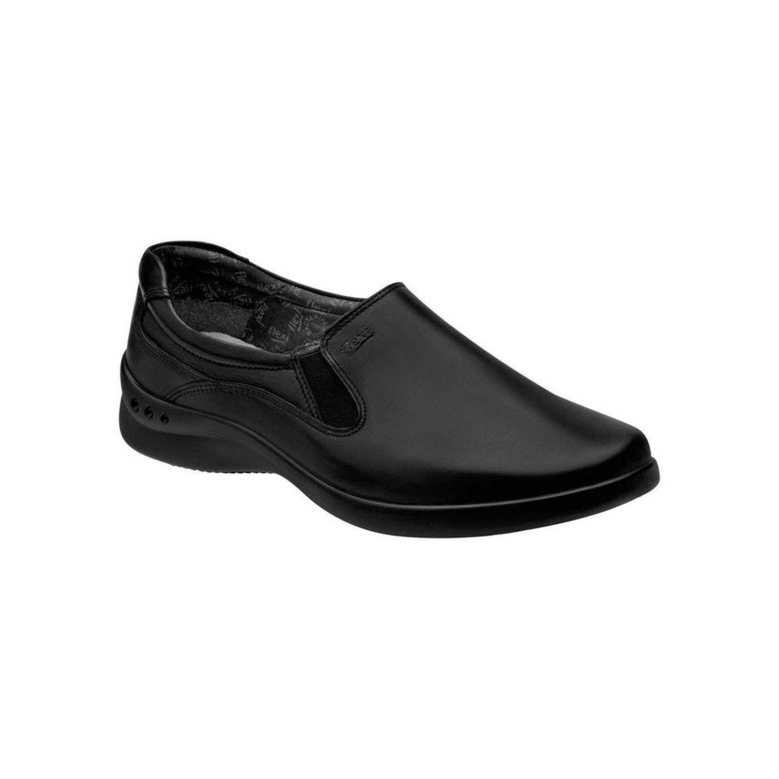 Zapato Confort Mujer Flexi Negro 02500511 Piel 