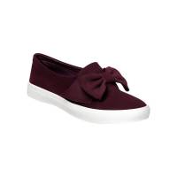 Tenis Rojo Intenso Mujer Vino Tipo Nobuk 1209