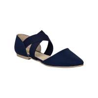 Flat Valdano Mujer Azul Tipo Napa 66734
