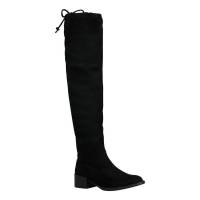 Bota Nomadas Mujer Negro Tipo Ante 7725