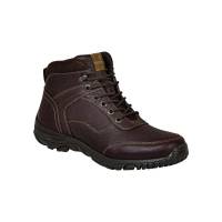 Botin Verde Tabaco Hombre Cafe Piel 2972