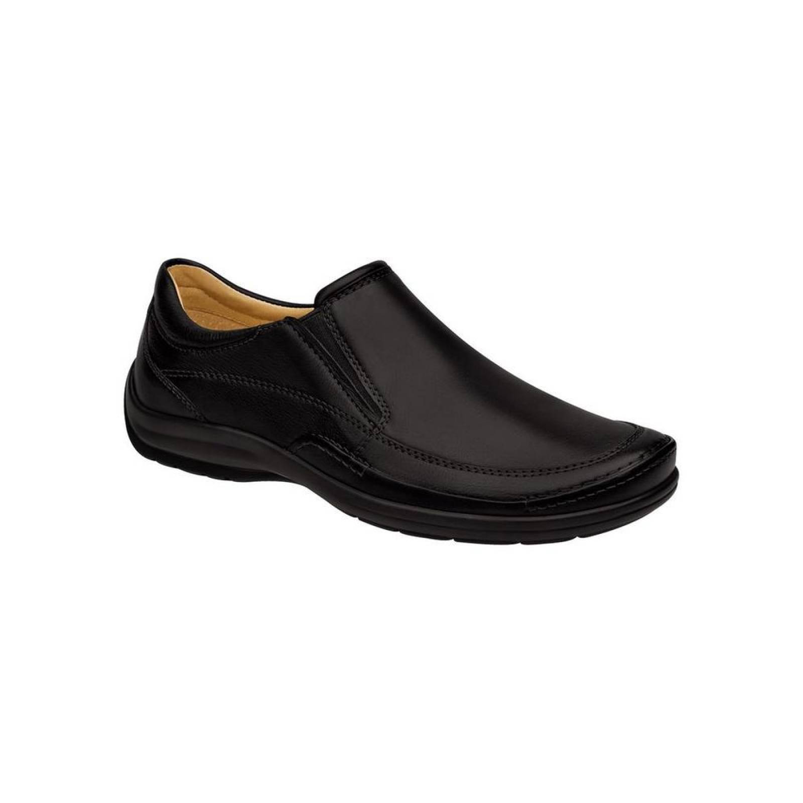 Zapato Casual Hombre Flexi Negro 02501672 Piel 