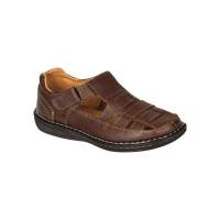 Sandalia Riveello Hombre Cafe Piel 52