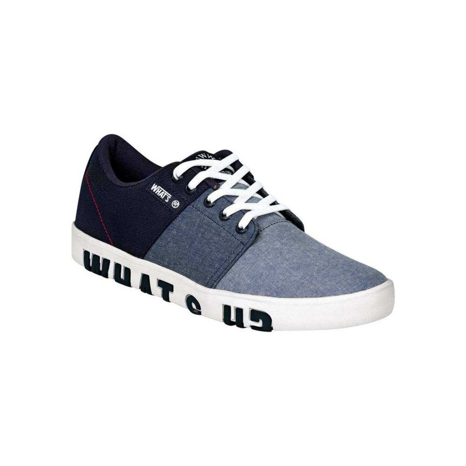 Tenis What S Up Hombre Mezclilla Textil