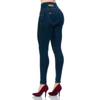 Jeans Furor Mujer Azul Mezclilla Stretch Barranquilla