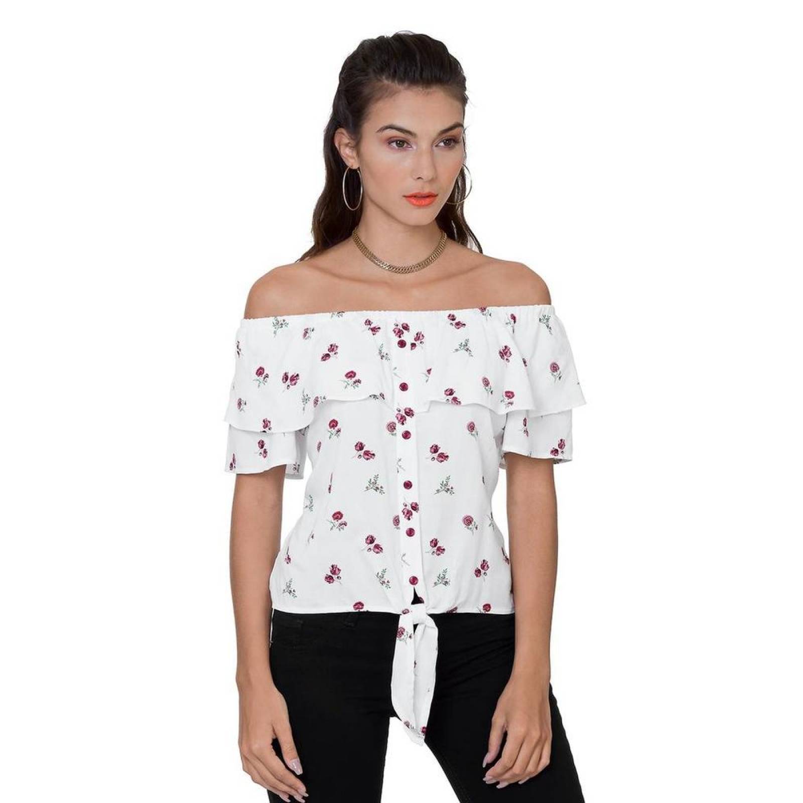 Blusa Mujer Salvaje Tentación Hueso 53003105 Rayón 