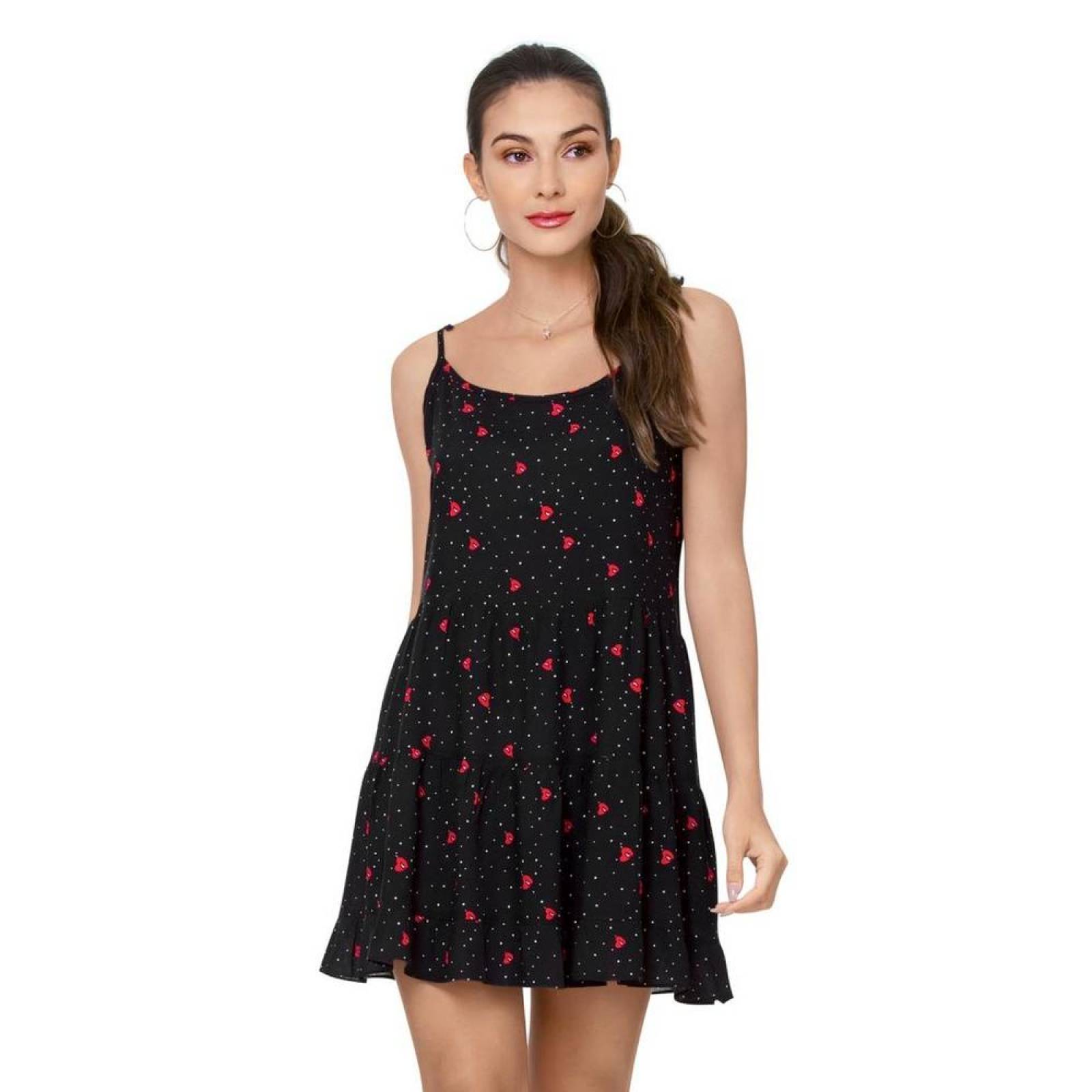 Vestido Mujer Salvaje Tentación Negro 60403108 Rayón