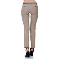 Pantalon De Vestir Barbary Mujer Beige Spandex J 987