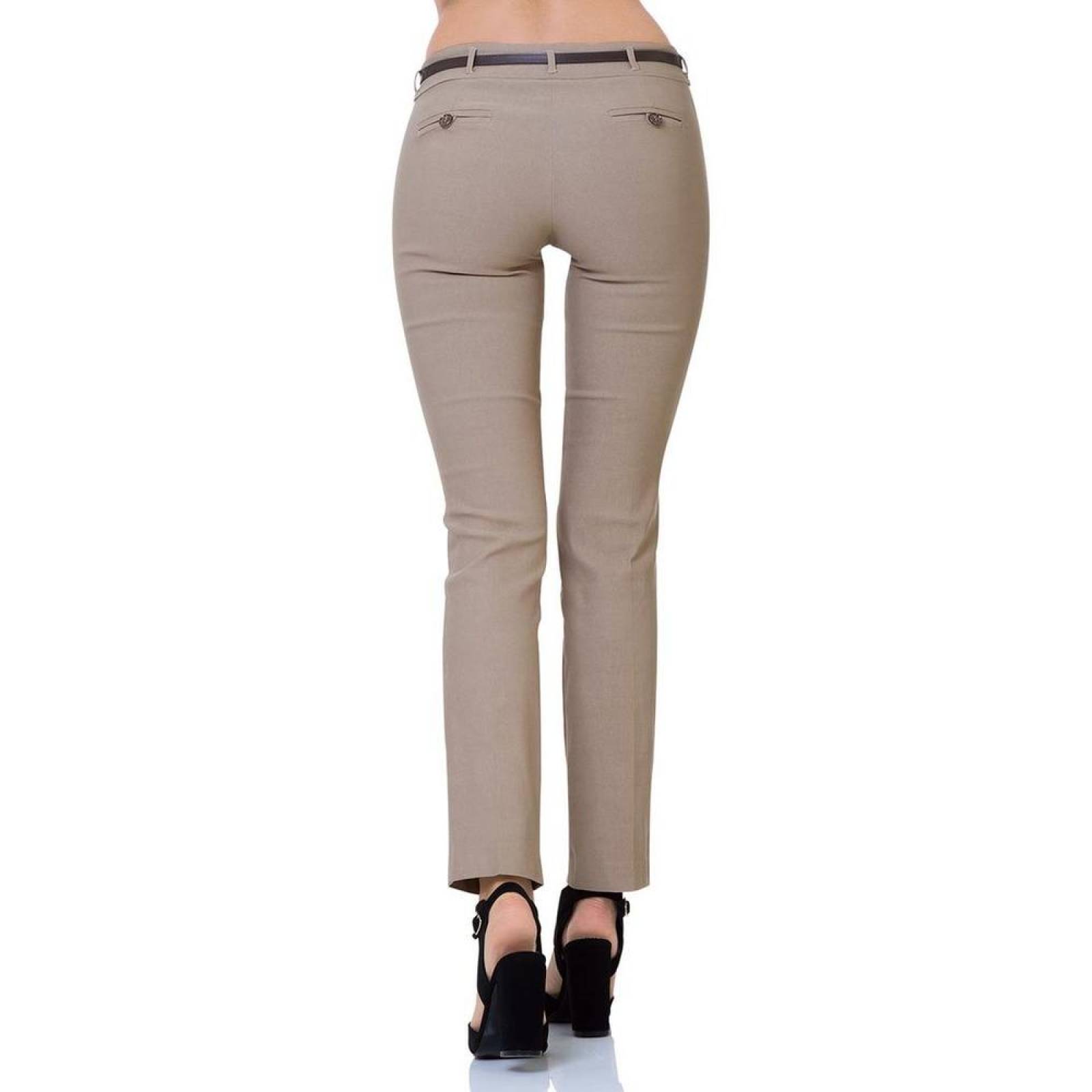 Pantalón Vestir Mujer Salvaje Tentación Khaki 65700400 Spandex 