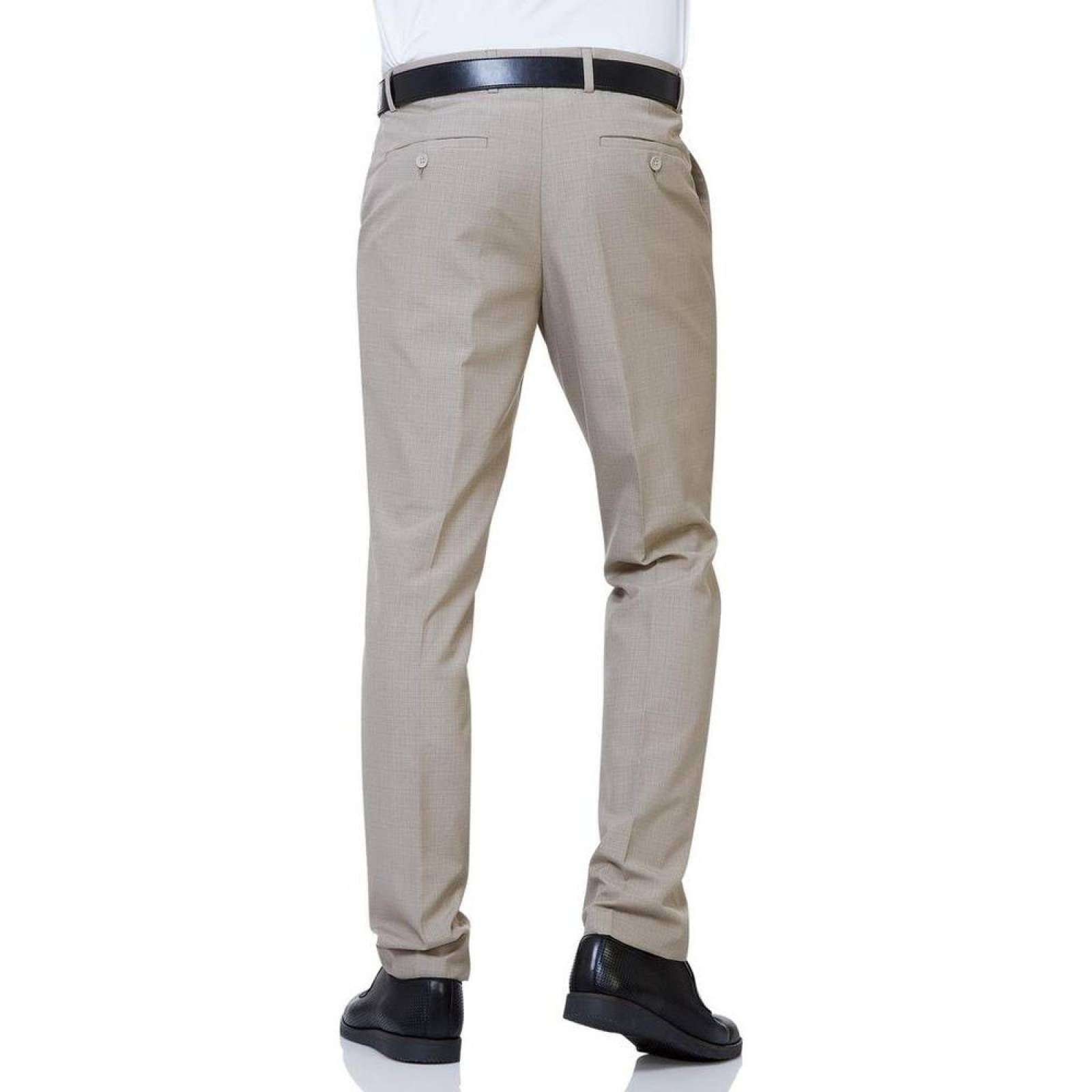 Pantalón Vestir Hombre Yale Beige 66701216 Poliéster