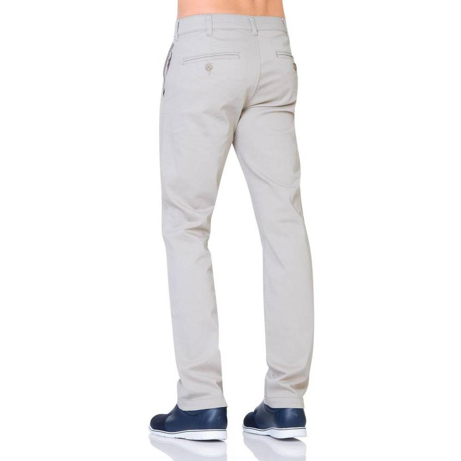 Pantalon Oggi Jeans Hombre Beige Gabardina S Chinos 900 Movi