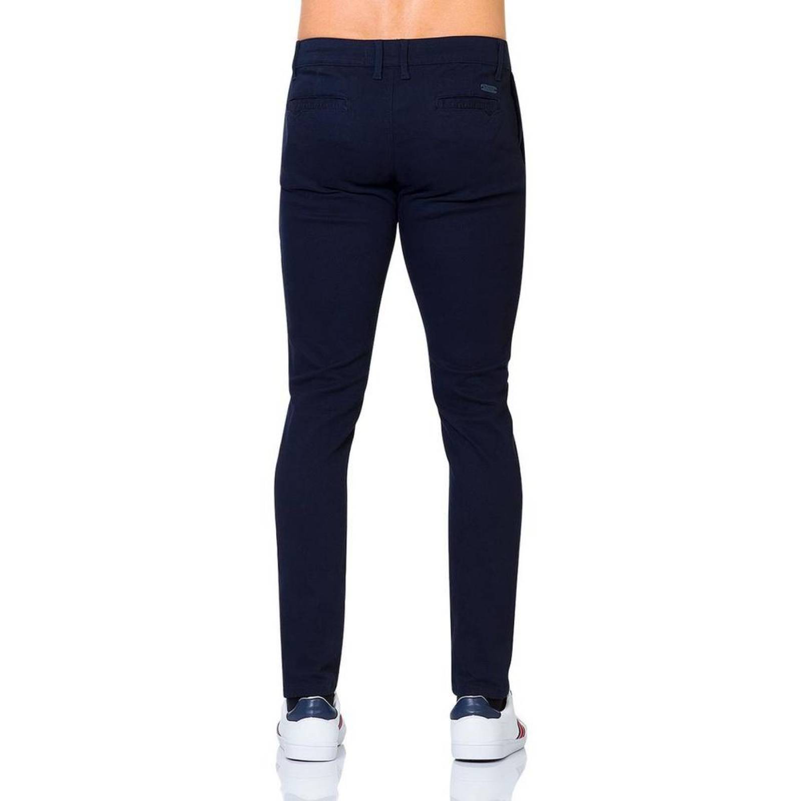 Pantalón Furor Hombre 10102599 Marino Gabardina Stretch 