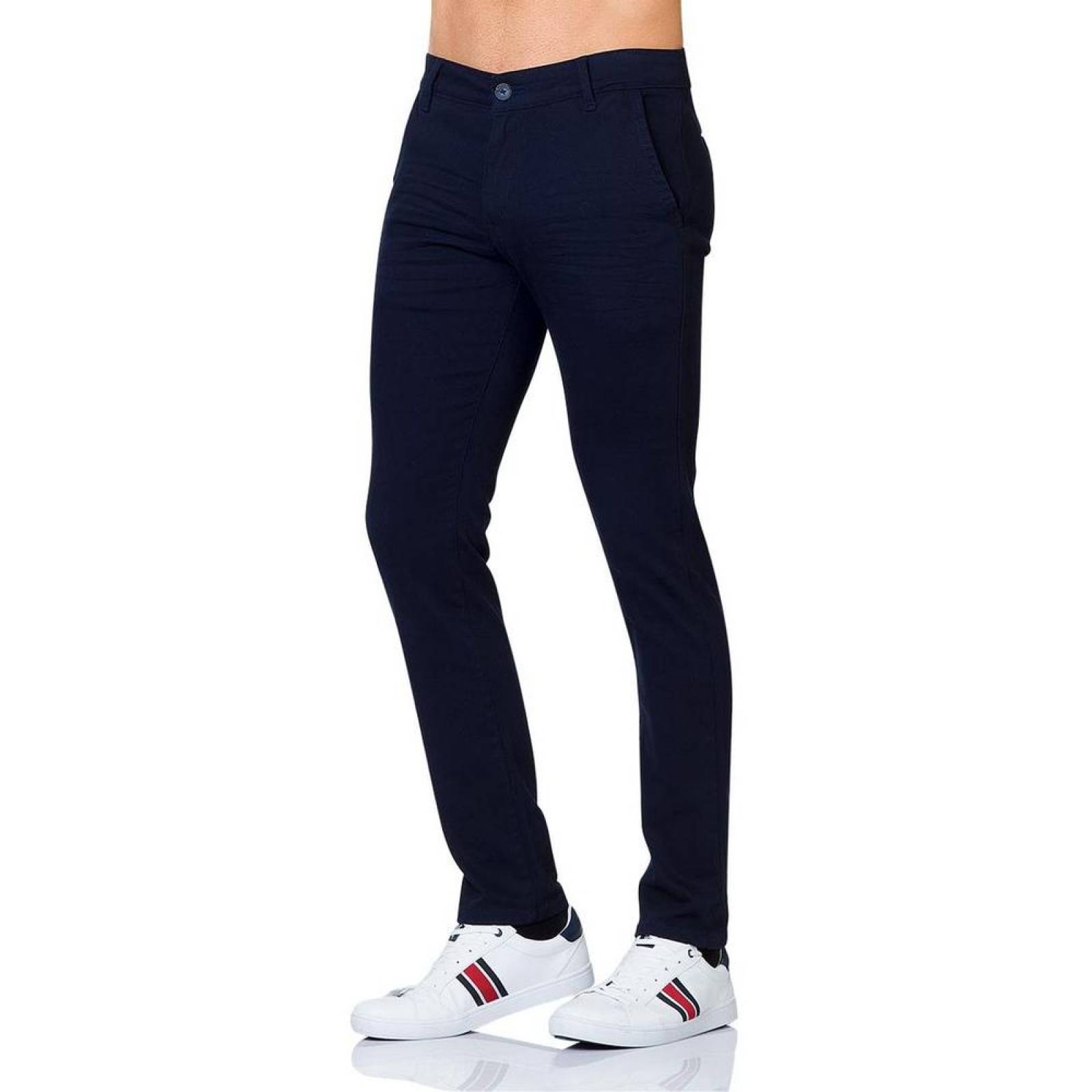 Pantalón Furor Hombre 10102599 Marino Gabardina Stretch 