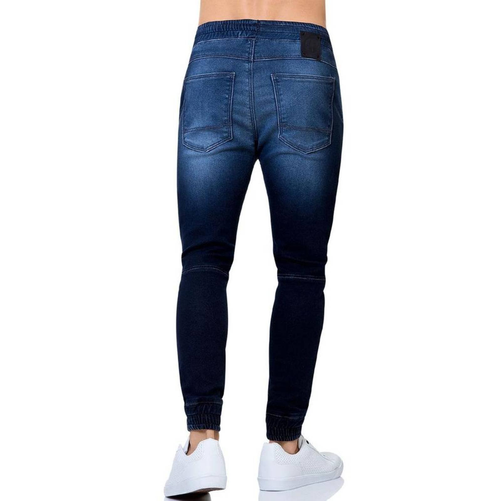 Jeans Moda Hombre Salvaje Tentación Indigo 71803126 Mezclilla Stretch 
