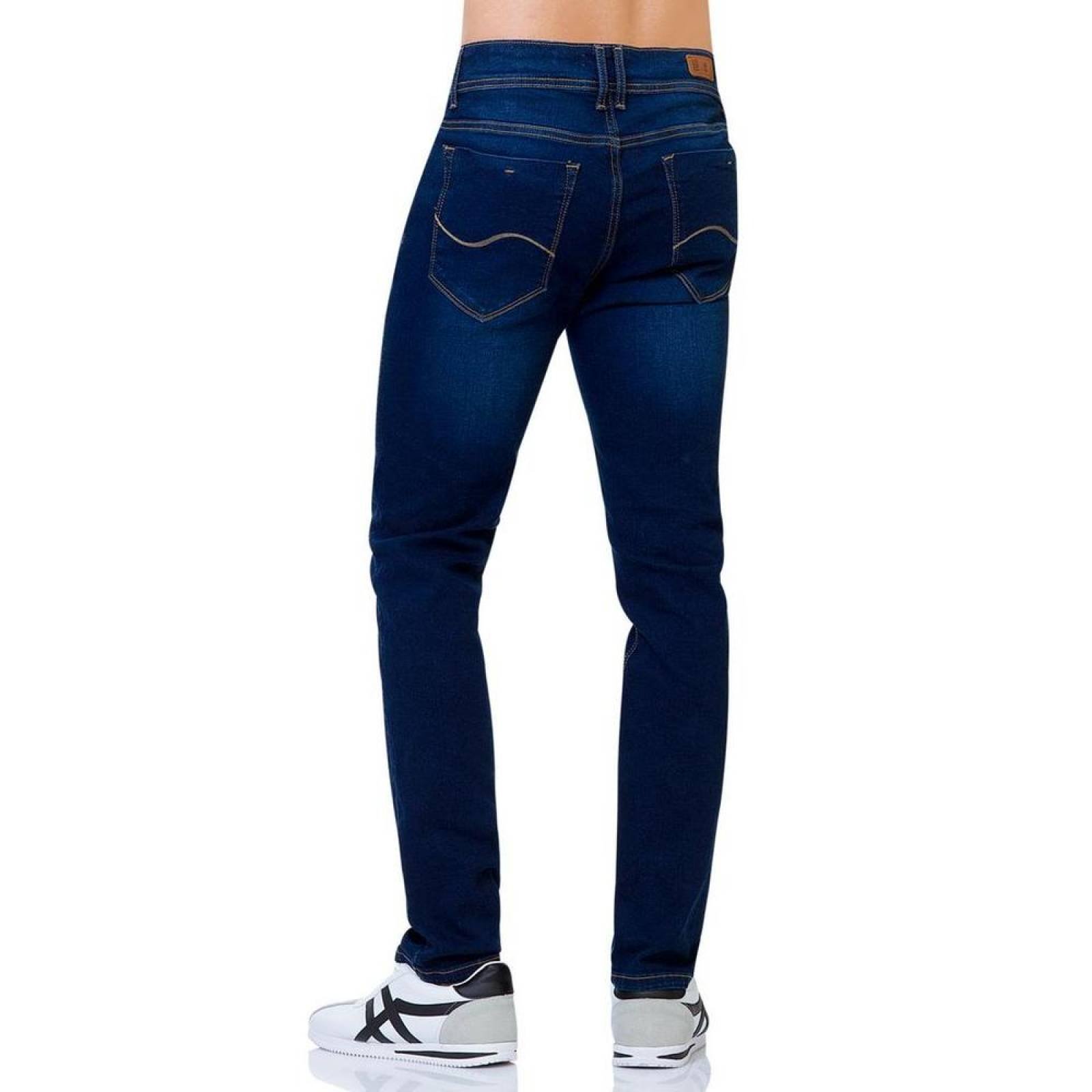 Jeans Básico Hombre Salvaje Tentación Stone 71800184 Mezclilla Stretch 